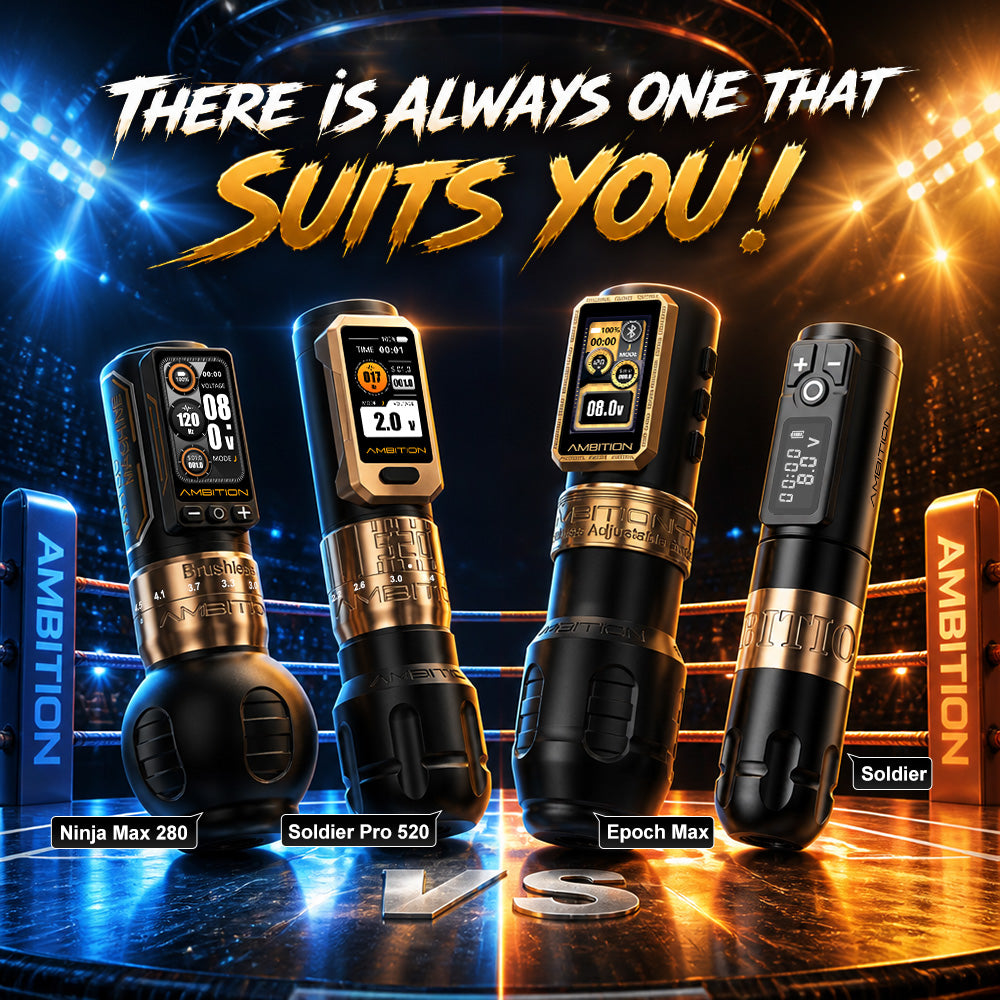 Best Tattoo Machine 2026: Epoch Max vs Ninja Max 280 vs Soldier Pro 520 vs Soldier