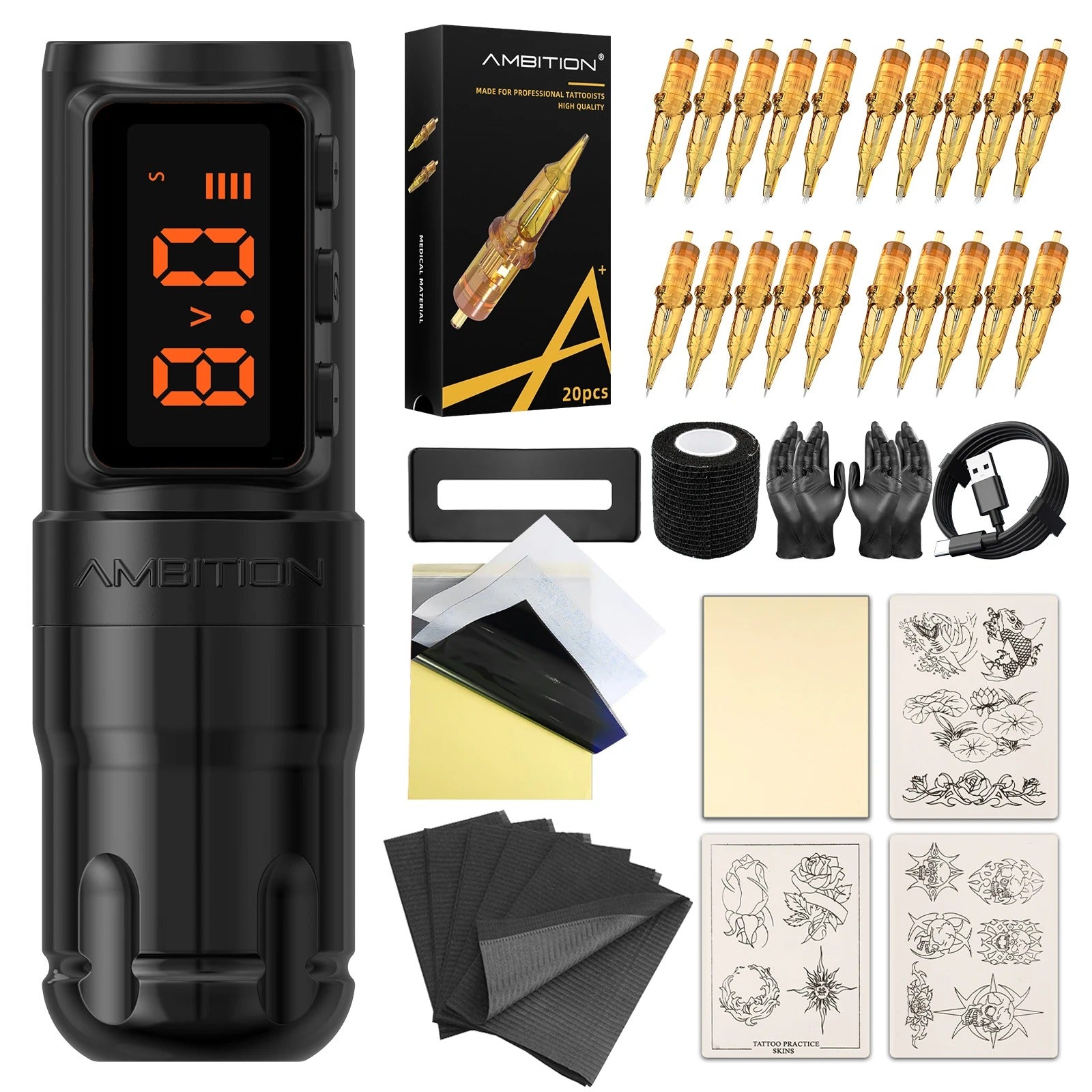 Ambition Bolt-X Wireless Tattoo Machine Pen