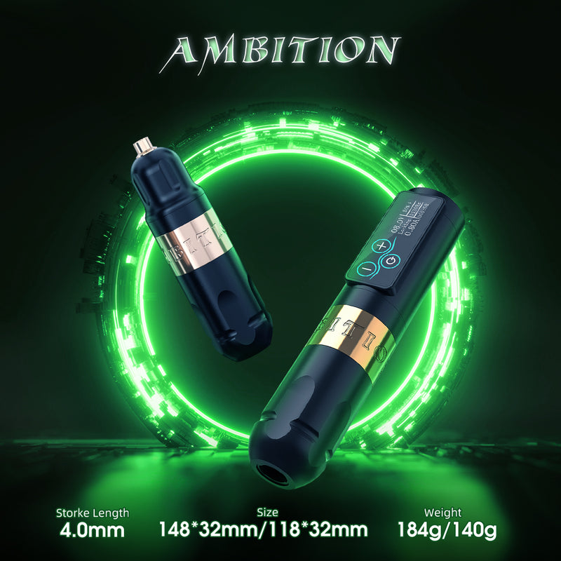 Ambition Vibe Wireless Tattoo Machine Pen Ambition Tattoo