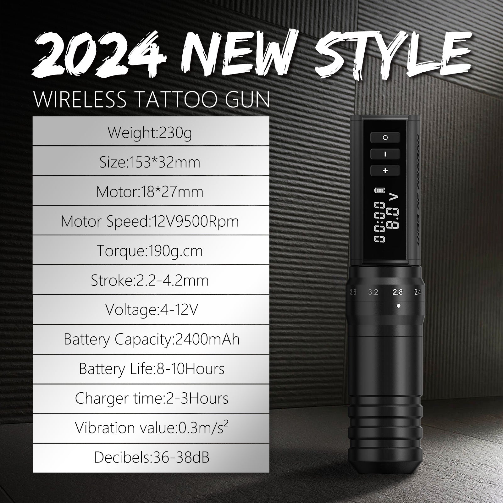 Ambition Hunter Wireless Tattoo Machine