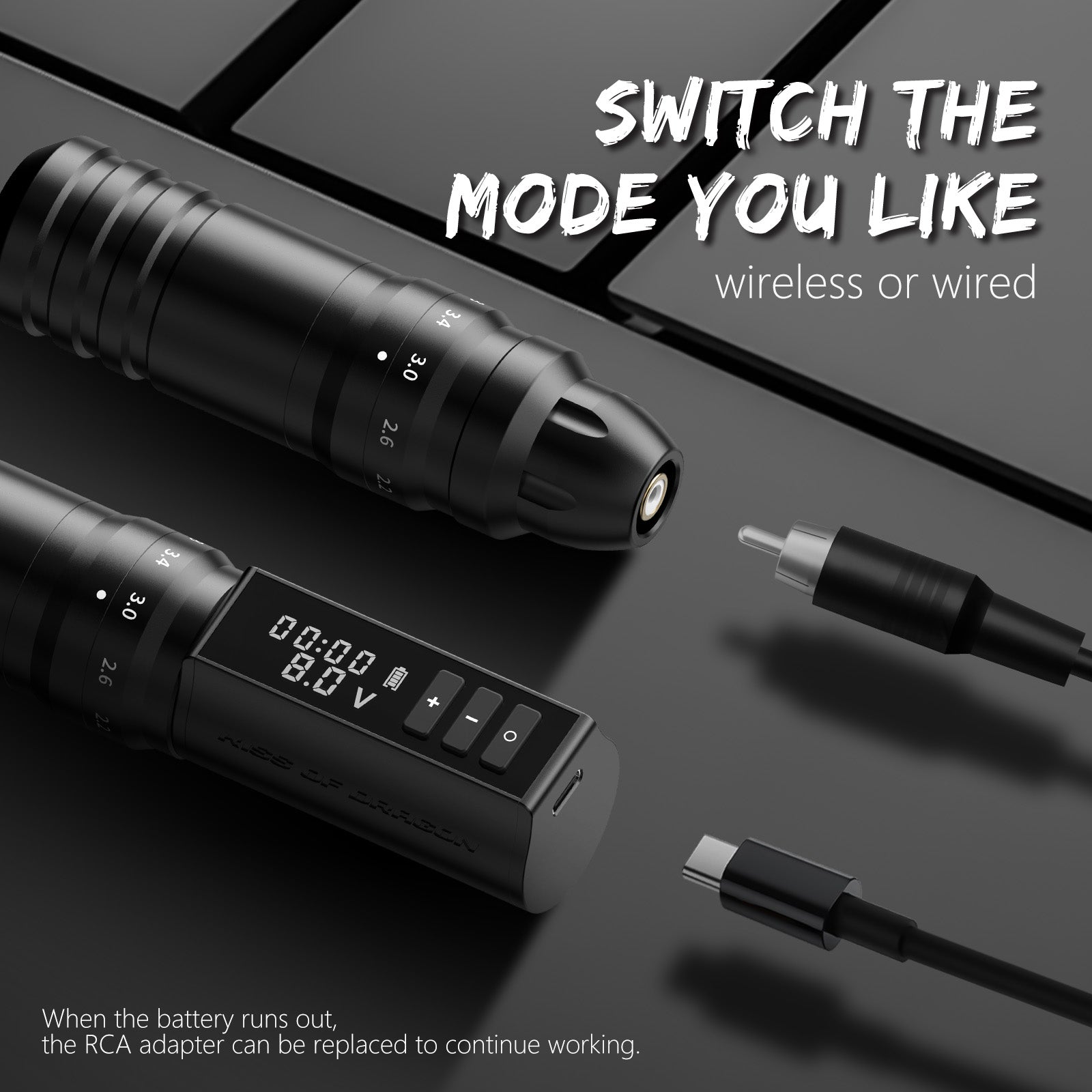 Ambition Hunter Wireless Tattoo Machine