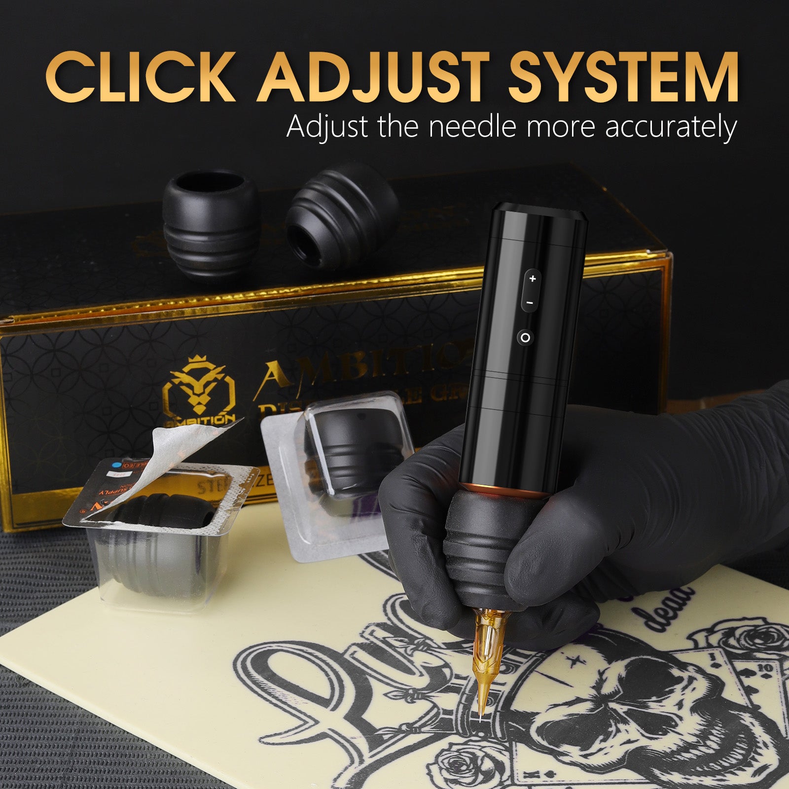 Ambition Ninja Nova 2024 Unlimited Wireless Tattoo Pen