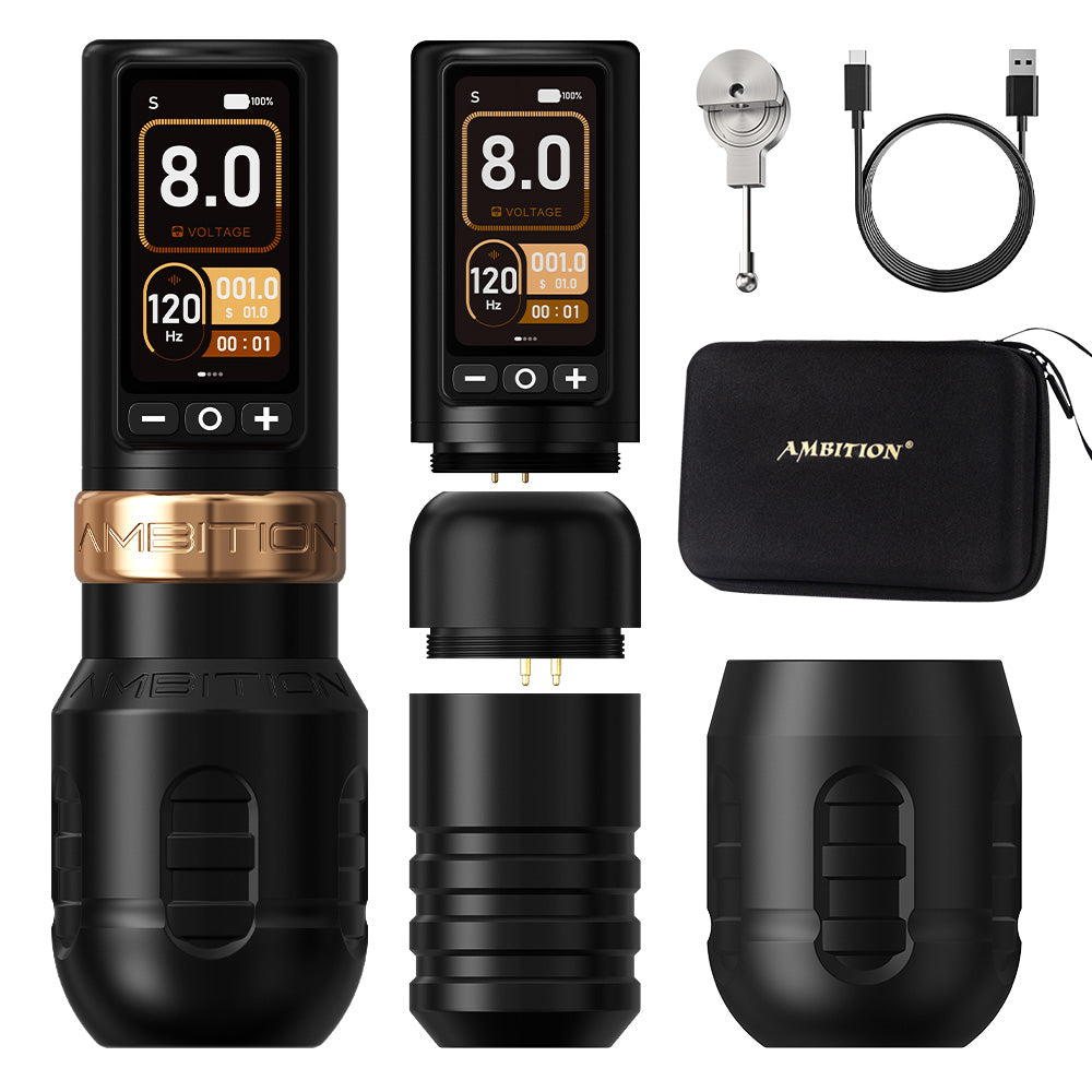 Ambition Torden Max Wireless Tattoo Machine 4.0+3.5mm