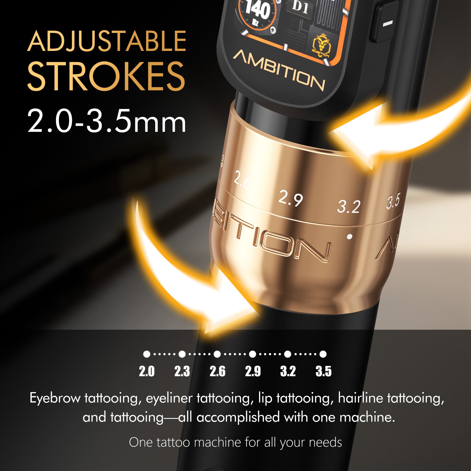 Ambition Sally 270S Wireless Tattoo & PMU Machine