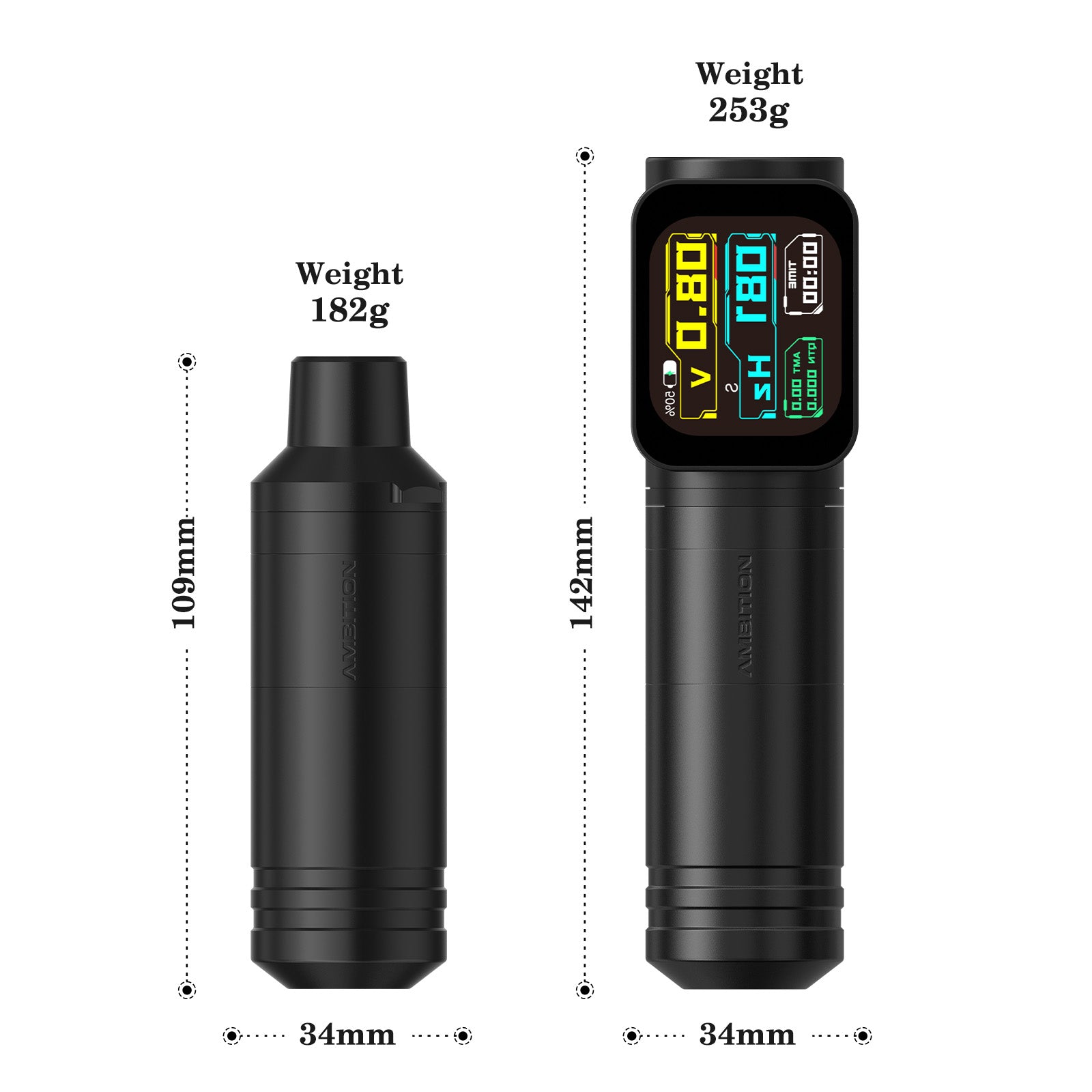Ambition Ninja Max Wireless Tattoo Machine 4.0+3.5mm