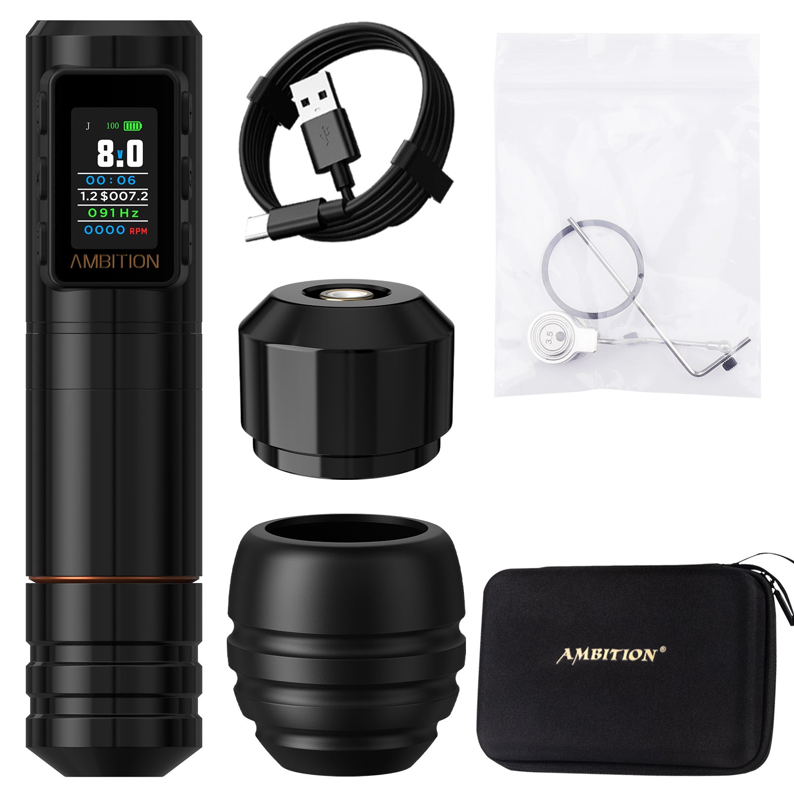 Ambition Ninja Nova 2024 Unlimited Wireless Tattoo Pen