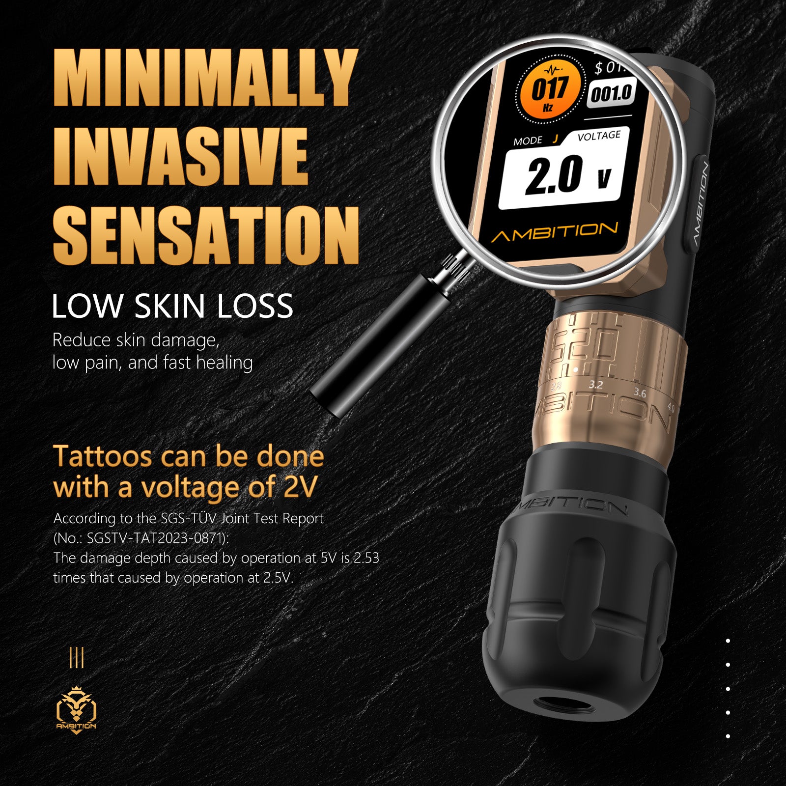 Ambition Soldier Pro 520 Wireless Tattoo Machine