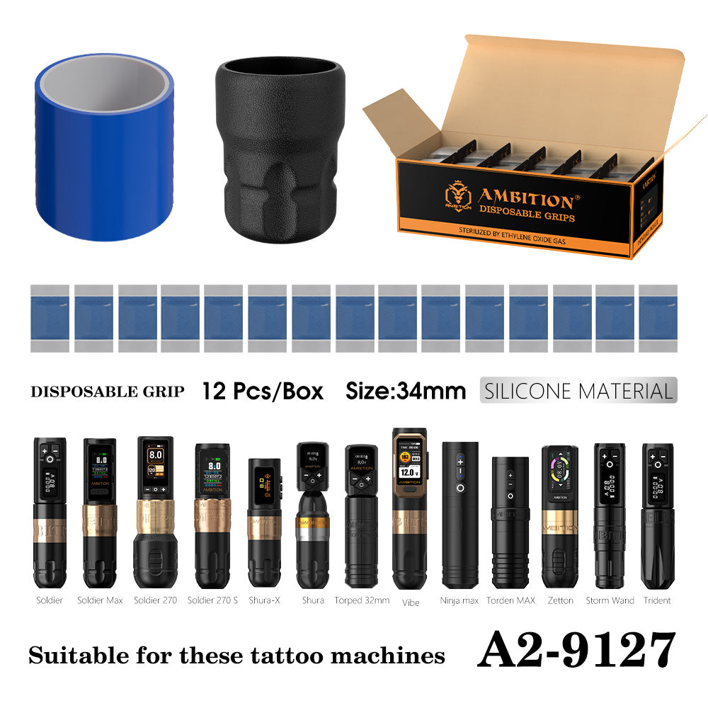 Ambition P2 Disposable Rubber Tattoo Grip