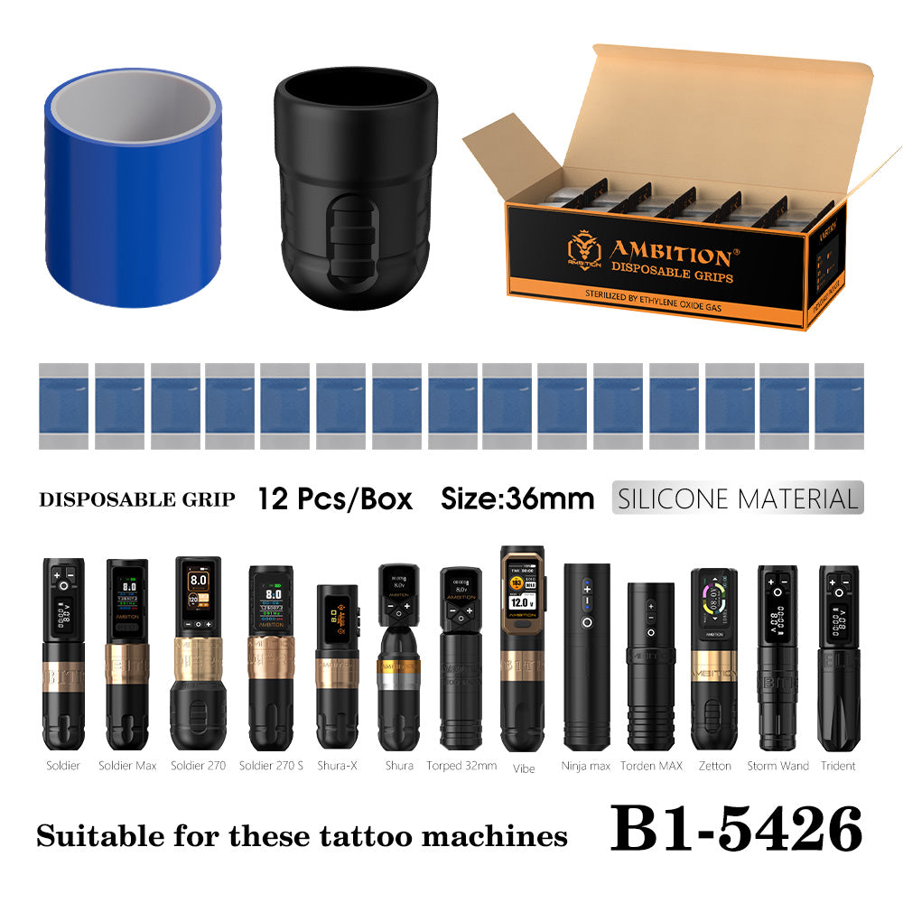 Ambition P2 Disposable Rubber Tattoo Grip