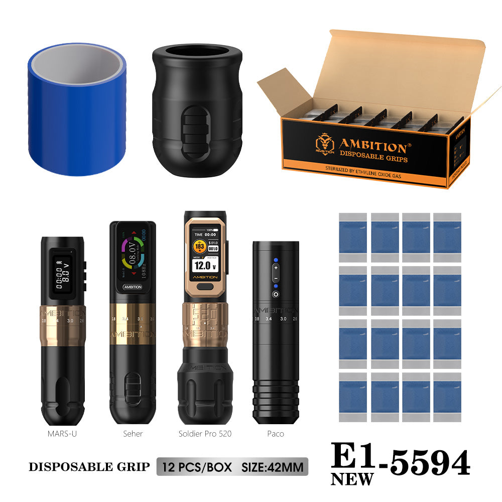 Ambition P2 Disposable Rubber Tattoo Grip