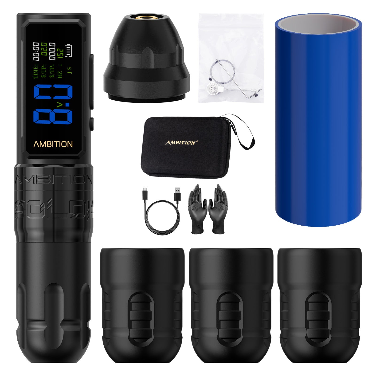 Ambition Soldier270S Stroke 4.5+5.0mm Wireless Tattoo Machine