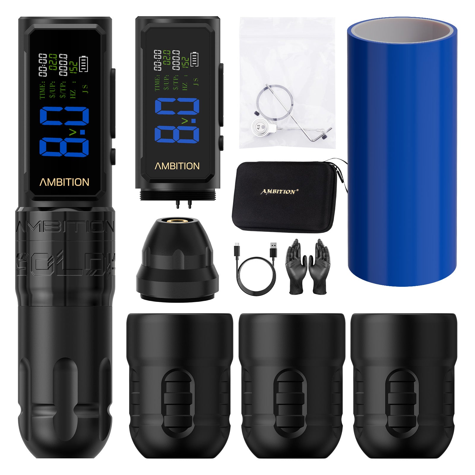 Ambition Soldier270S Stroke 4.5+5.0mm Wireless Tattoo Machine