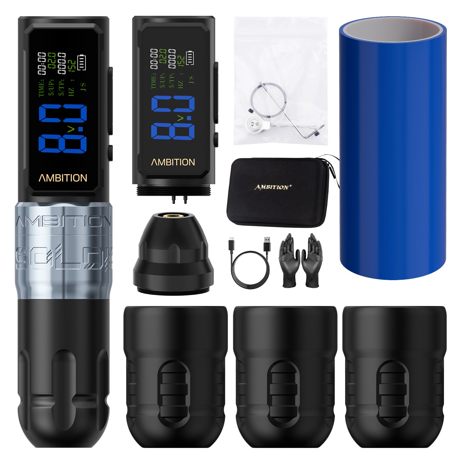 Ambition Soldier270S Stroke 4.5+5.0mm Wireless Tattoo Machine