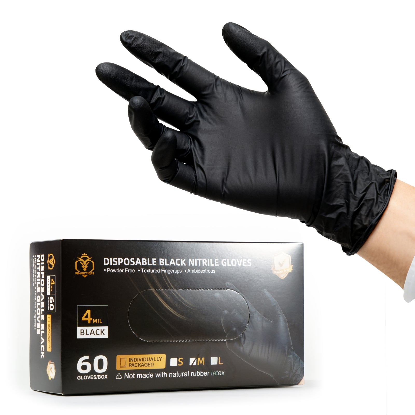 Ambition disposable gloves (60 pieces/box)