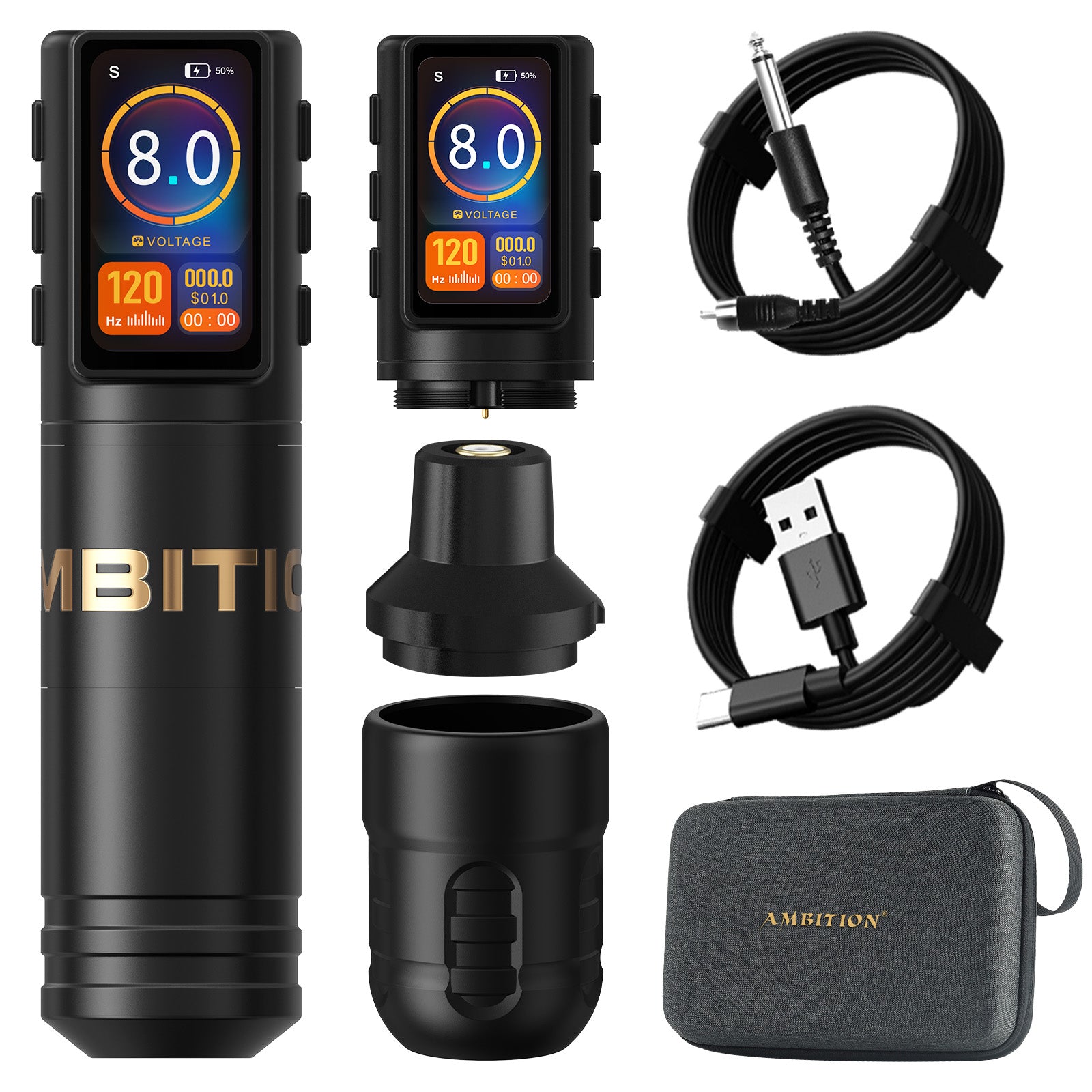 Ambition Ninja Max+ Wireless Tattoo Machine 3.5mm Stroke