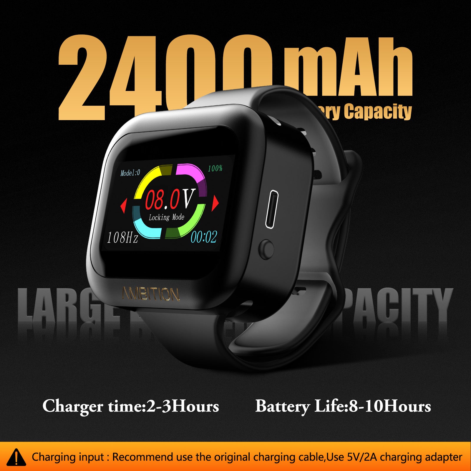 Ambition Torped Rotary Tattoo Pen + S1 Plus Touch Screen Watch Power Supply