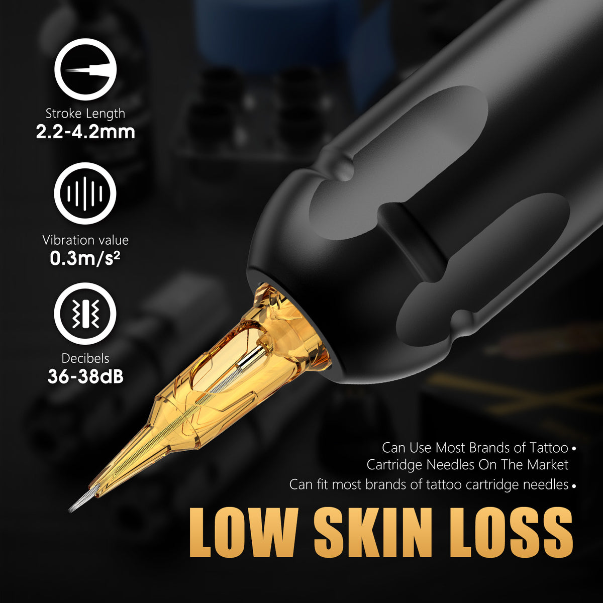 Ambition K1 Hunter Beginner Tattoo Kit – Complete Wireless Tattoo Machine Set
