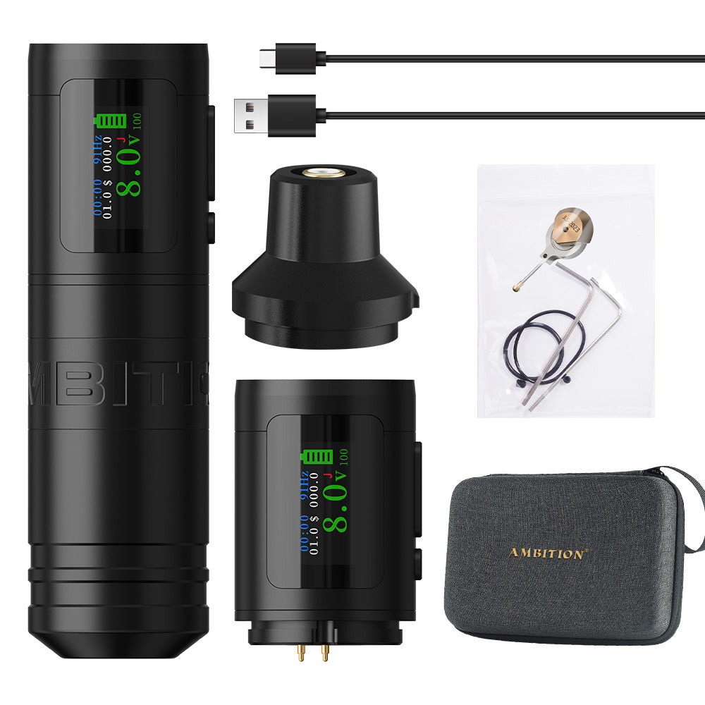 Ambition Ninja Ultra 2026 Wireless Tattoo Machine