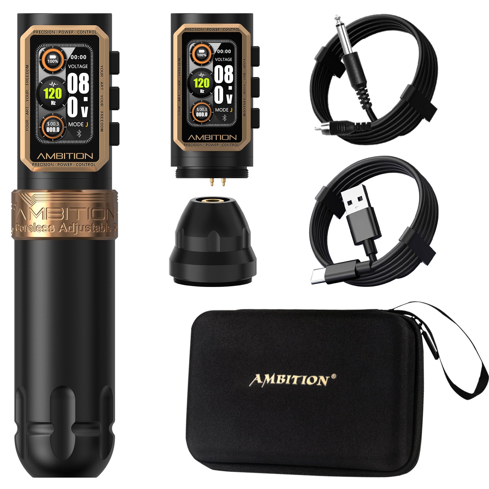 Ambition Epoch Wireless Tattoo Machine Coreless Motor