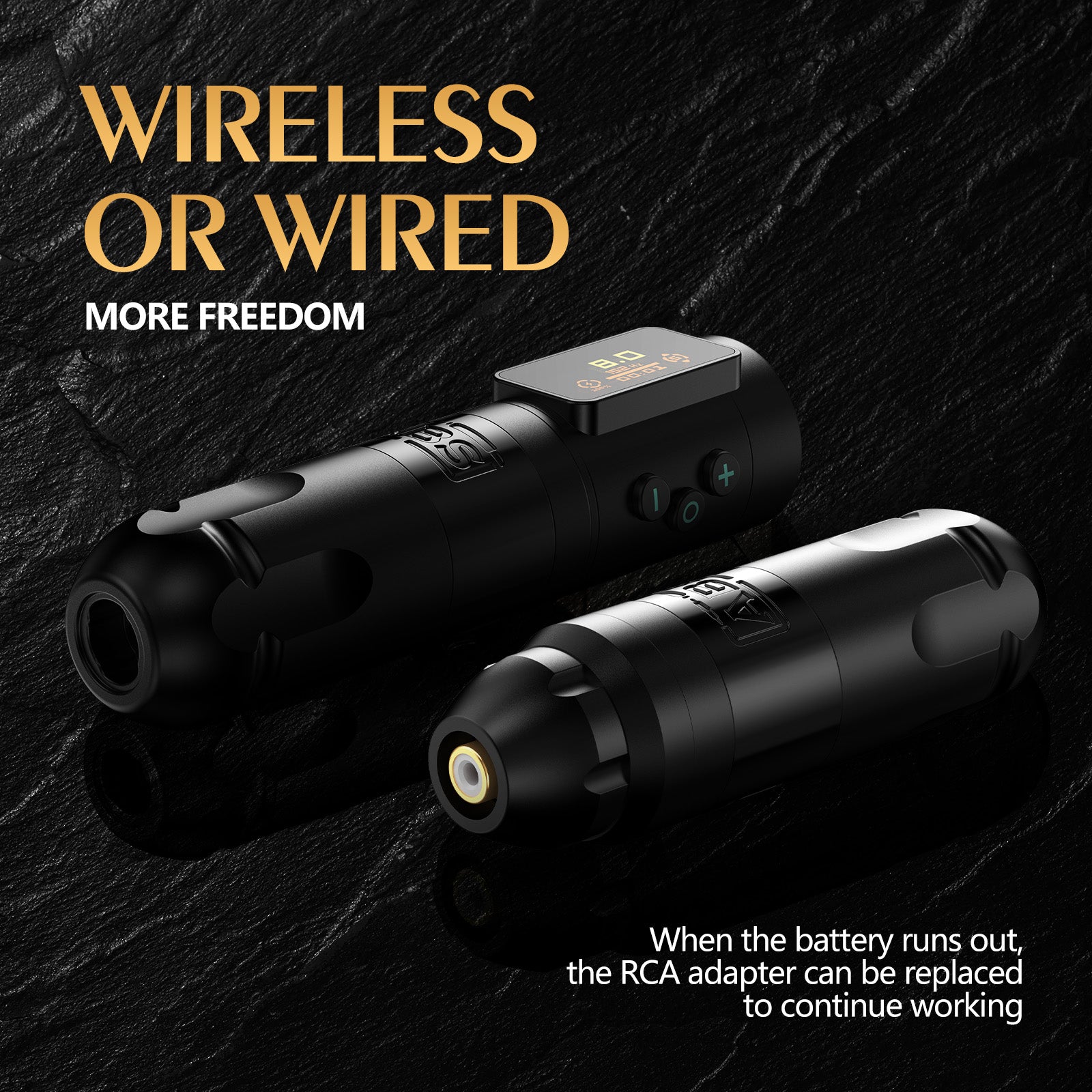 Ambition ABS Vibe Wireless Tattoo Machine Stroke 2.5-3.5-4.0-4.5mm