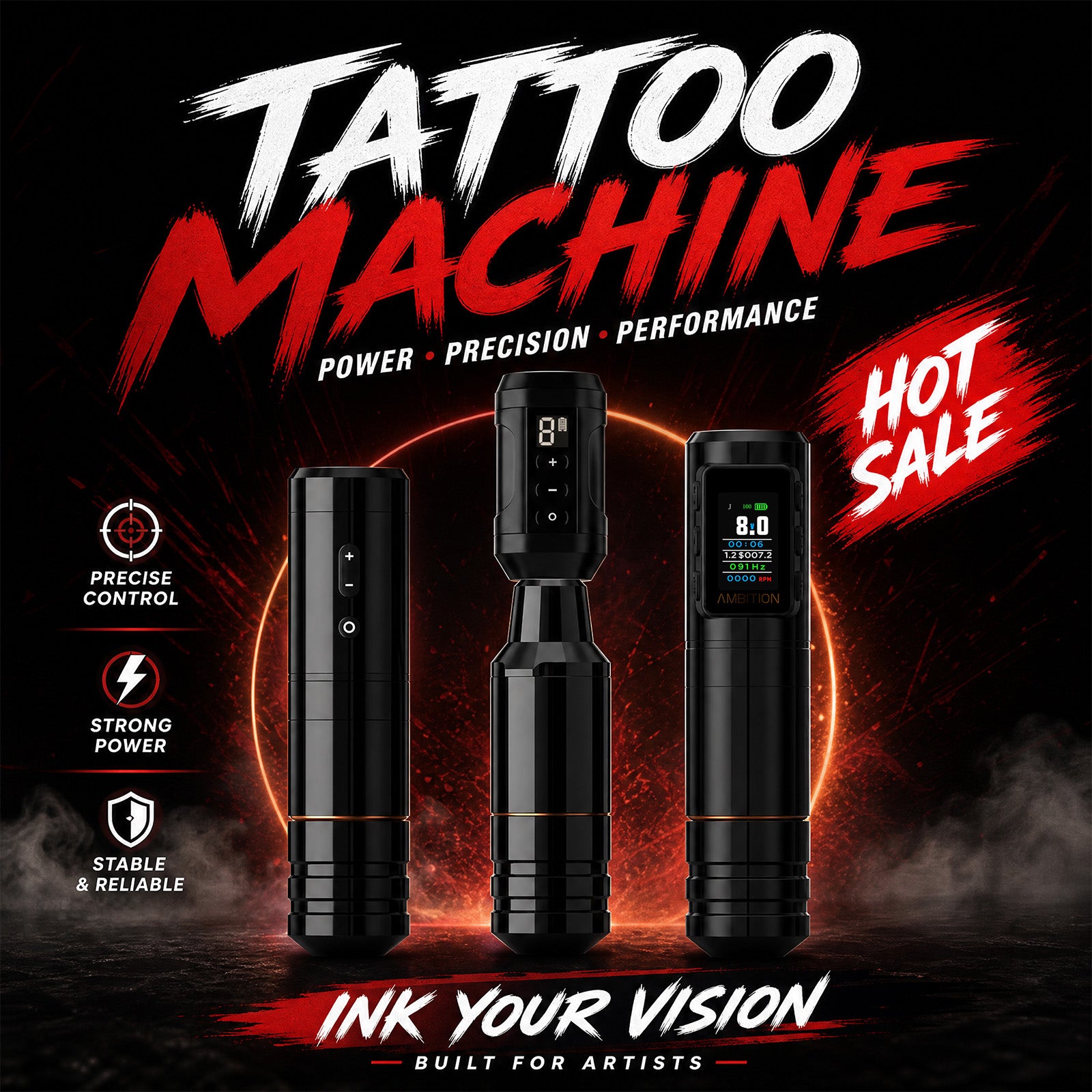 Ambition Ninja Nova 2024 Unlimited Wireless Tattoo Pen