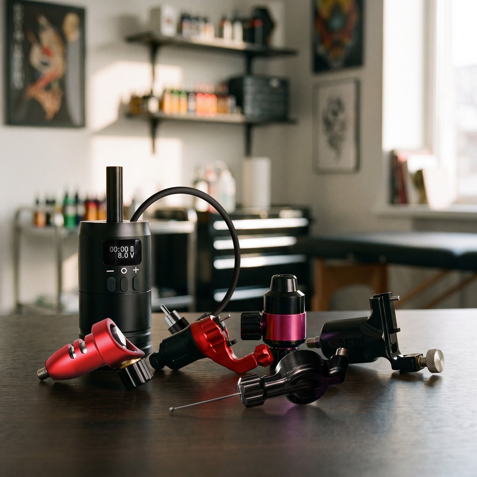 Ambition 2 in 1 Tattoo Battery Grip
