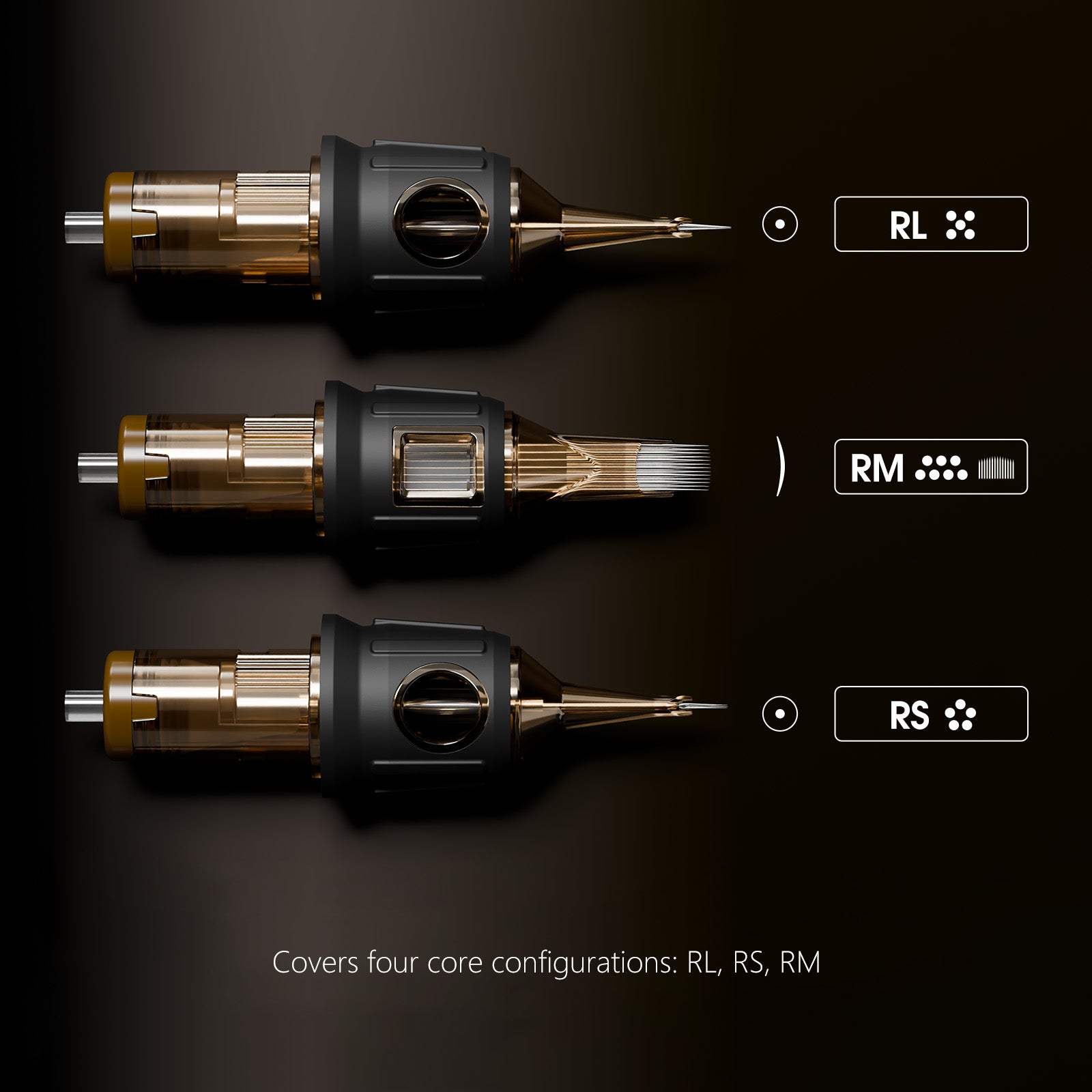 Ambition AEGIS Tattoo Cartridges Needles - Finger-Control Cartridge