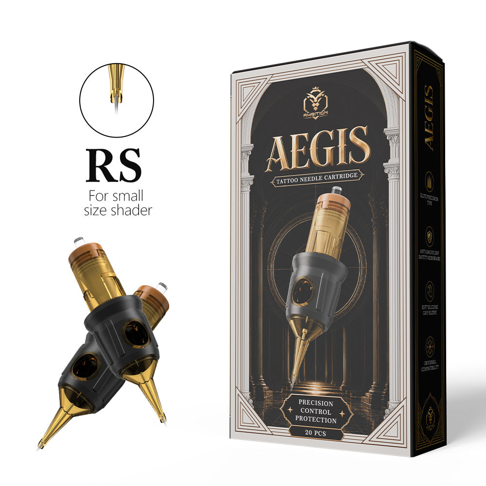 Ambition AEGIS Tattoo Cartridges Needles - Finger-Control Cartridge RS 20pcs