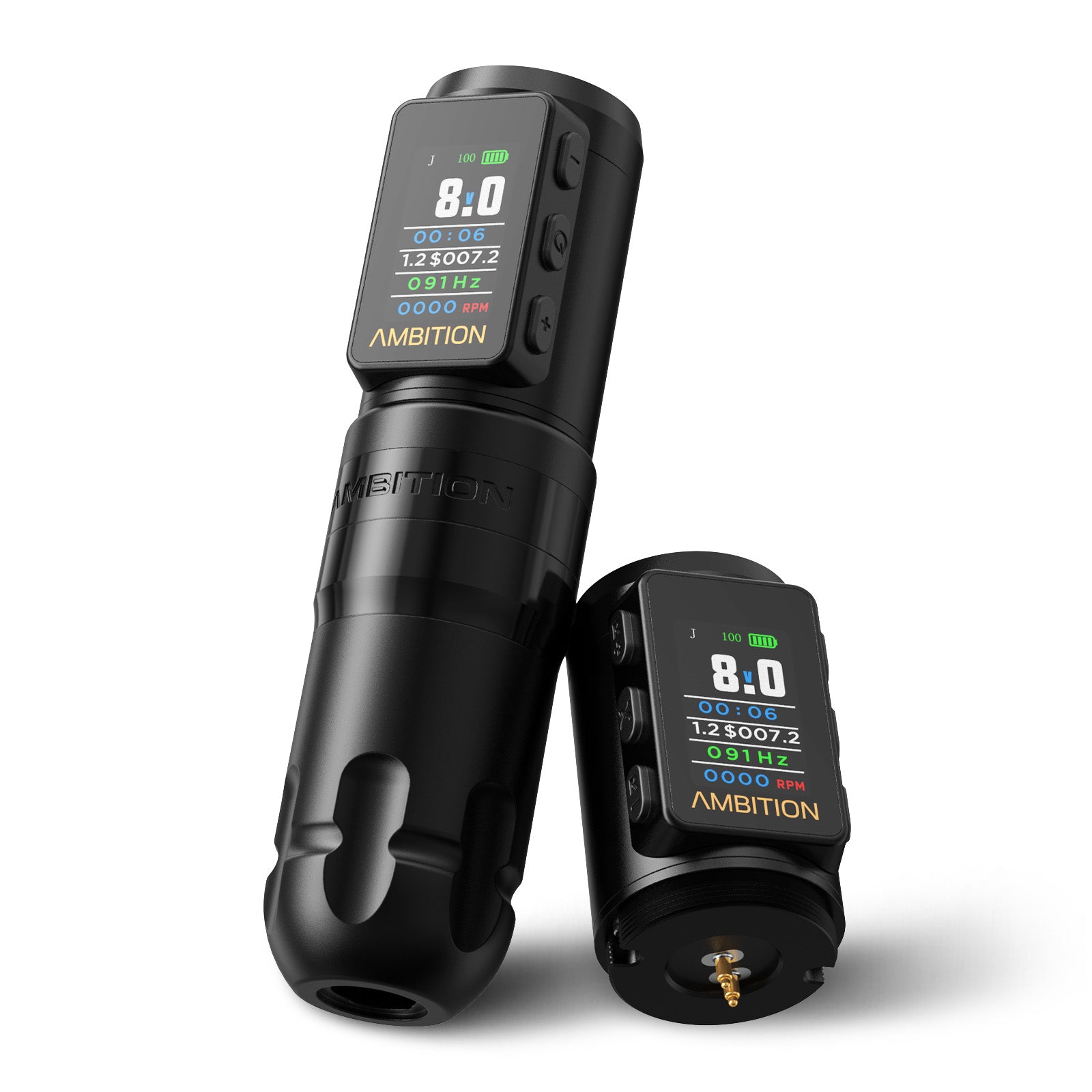 AMBITION Shura-X Wireless Tattoo Machine | 7H Battery & Low Noise