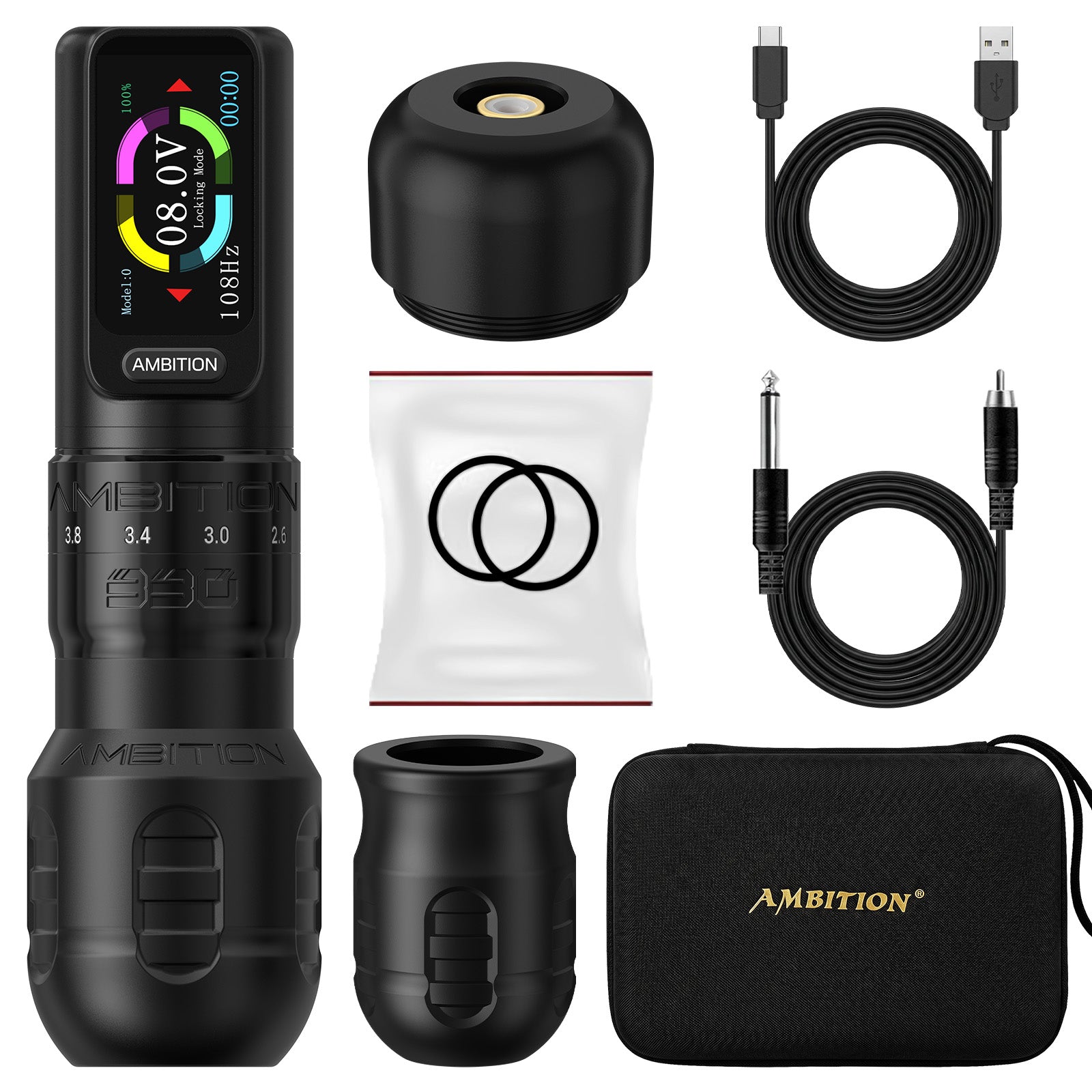 Ambition Seher Plus Adjustable Stroke Wireless Tattoo Machine
