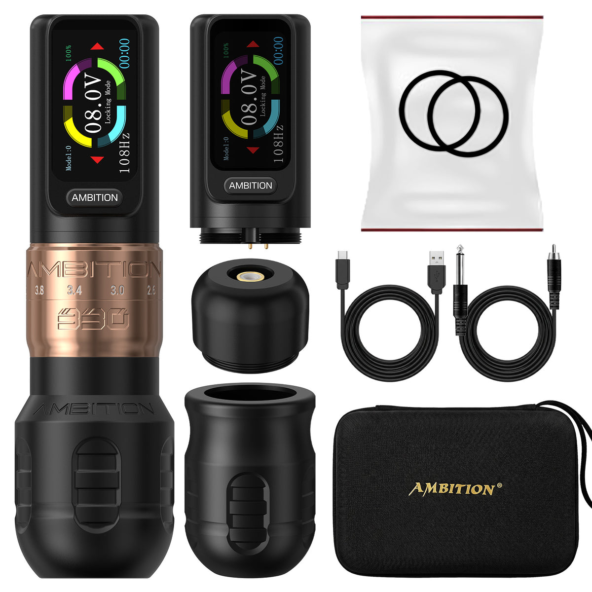 Ambition Seher Plus Adjustable Stroke Wireless Tattoo Machine