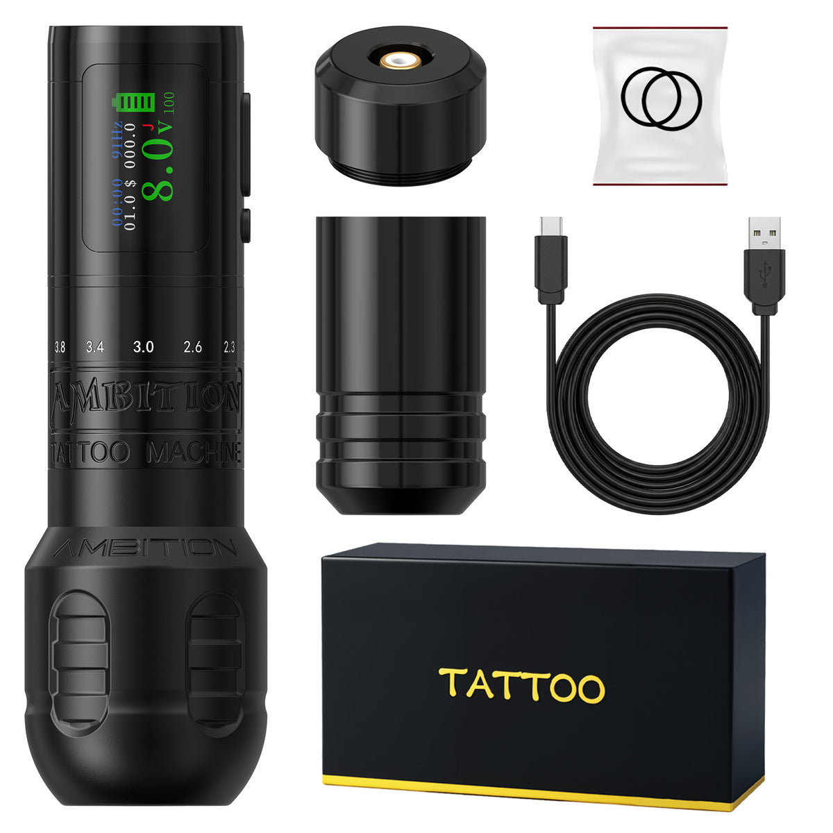 Ambition C1 Plus Wireless Tattoo Machine