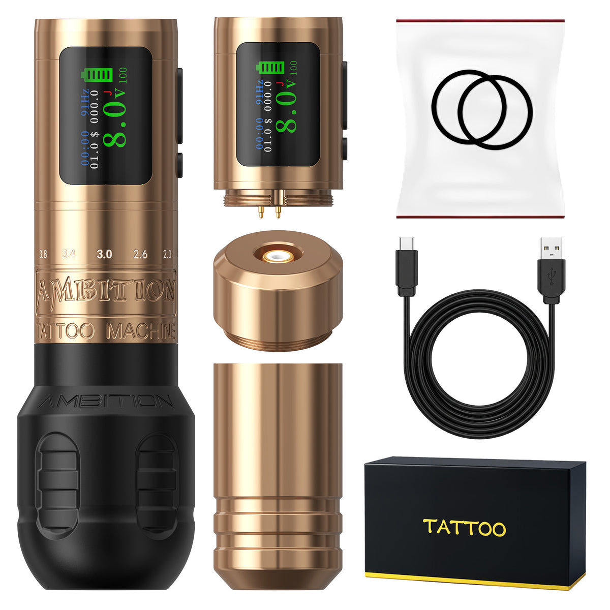 Ambition C1 Plus Wireless Tattoo Machine