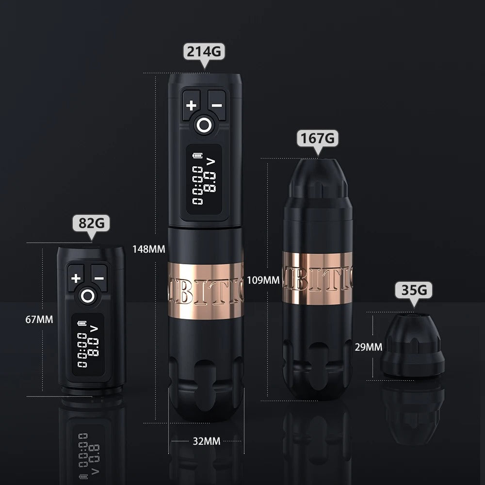 Ambition Soldier Wireless Tattoo Kit 40pcs Mixed Cartridges