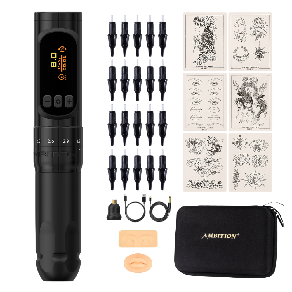 Ambition Sally 270 Wireless Tattoo Machine & SMP Machine