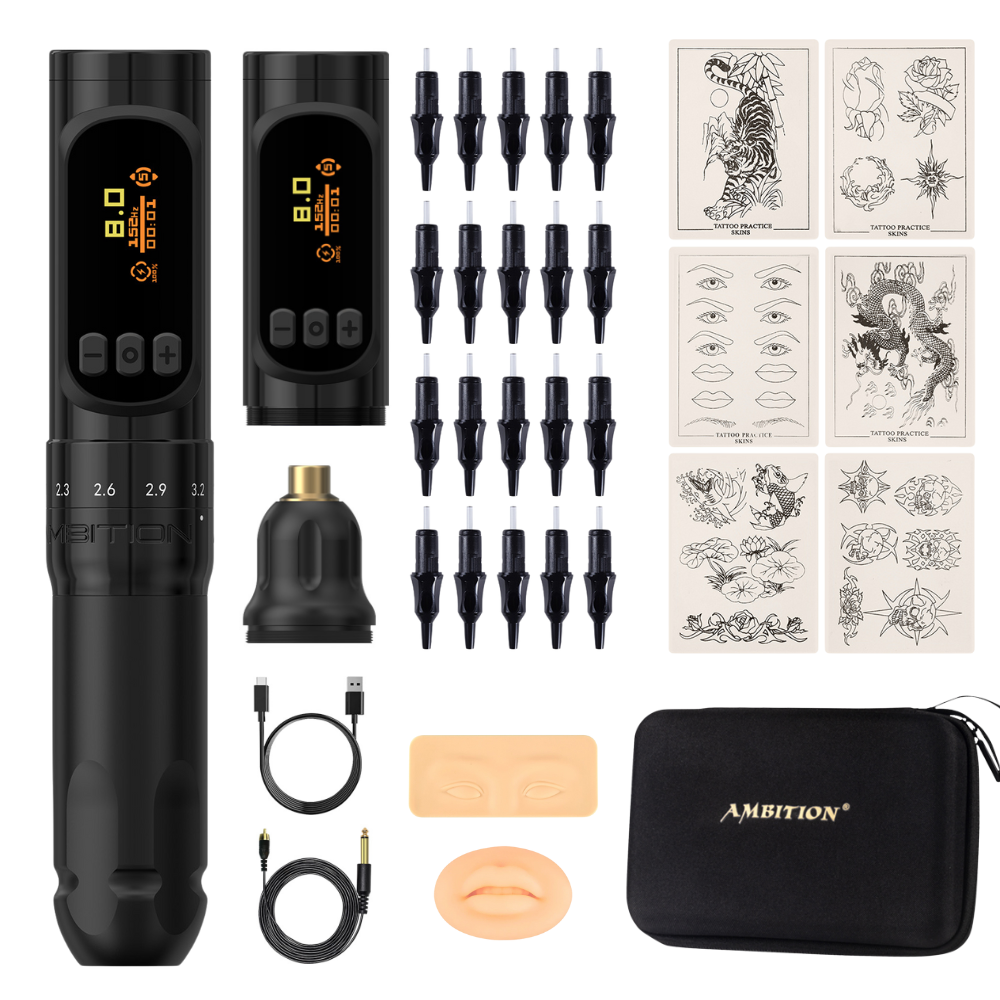 Ambition Sally 270 Wireless Tattoo Machine & SMP Machine