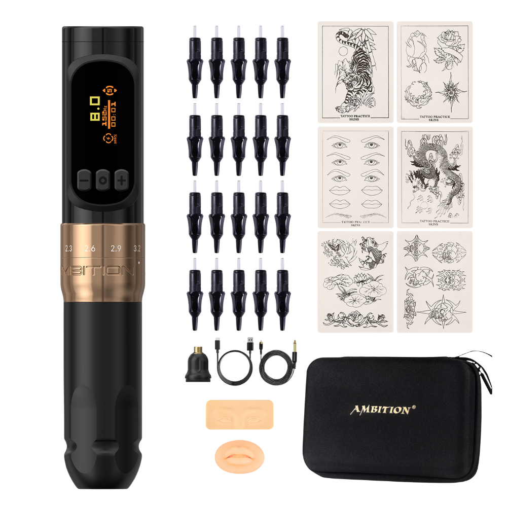 Ambition Sally 270 Wireless Tattoo Machine & SMP Machine
