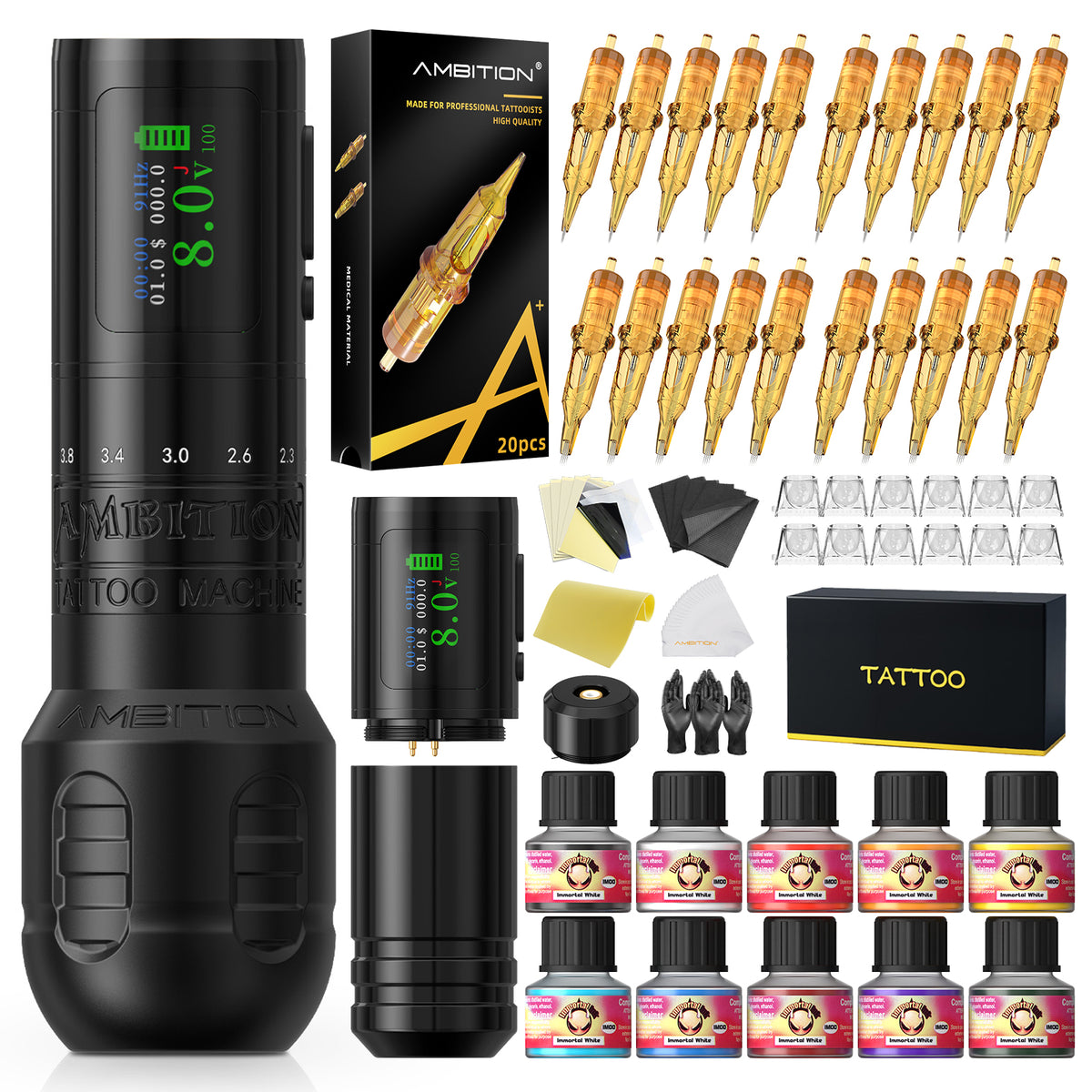 Ambition C1 Plus Complete Tattoo Starter Kit
