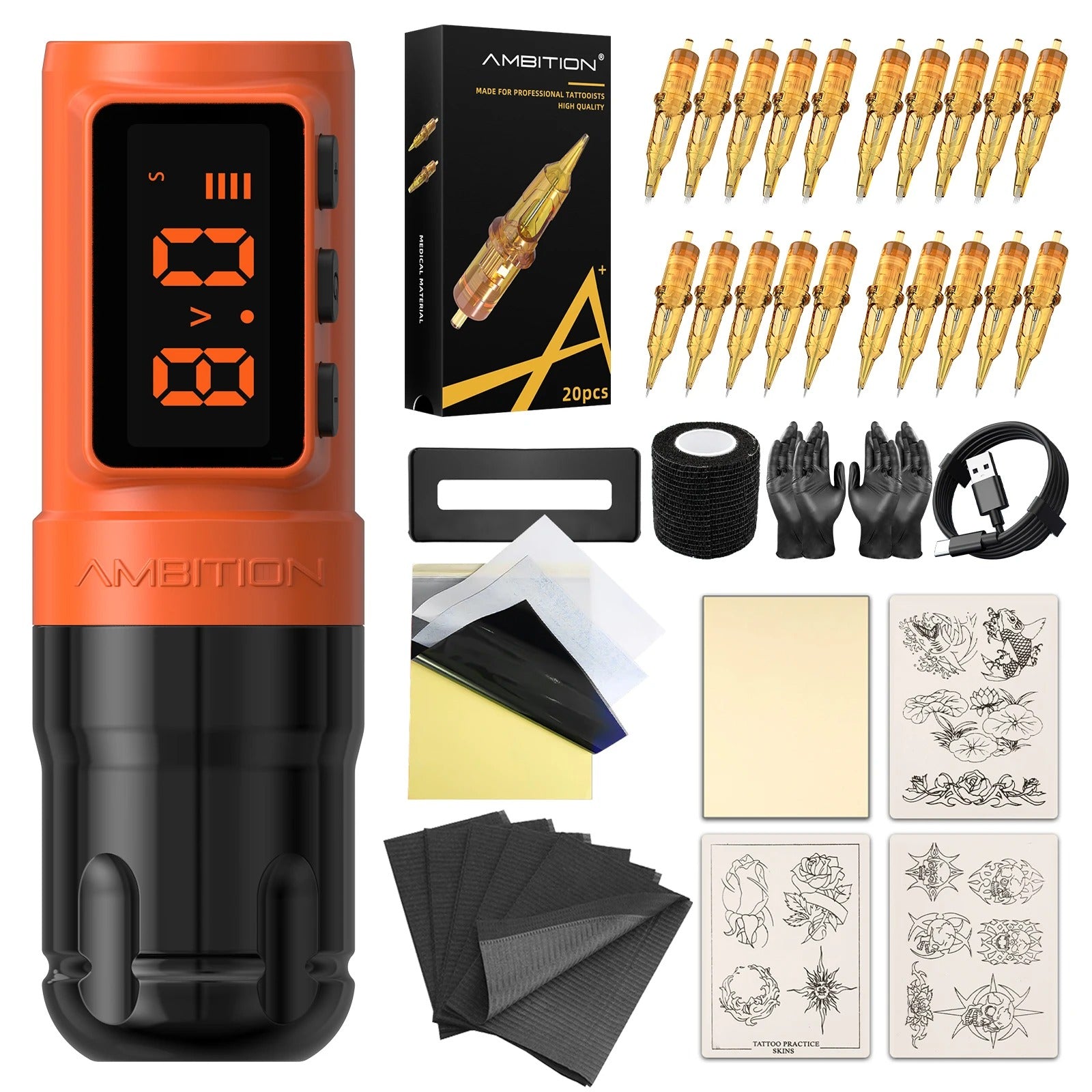 Ambition Bolt-X Wireless Tattoo Machine Pen