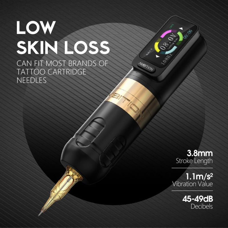 Ambition Zetton Wireless Tattoo Machine Pen Ambition Tattoo