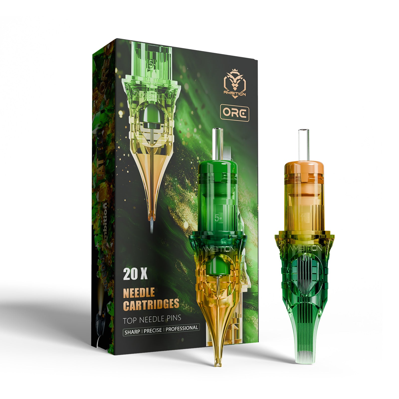 Ambition ORE Tattoo Cartridge Needles RL/RM/M1 20pcs