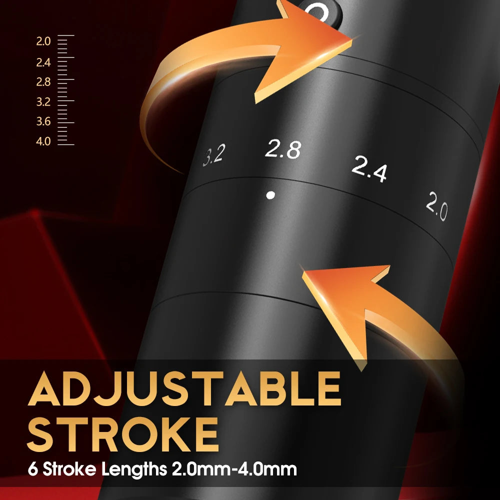 Ambition Paco Adjustable Stroke Wireless Tattoo Machine