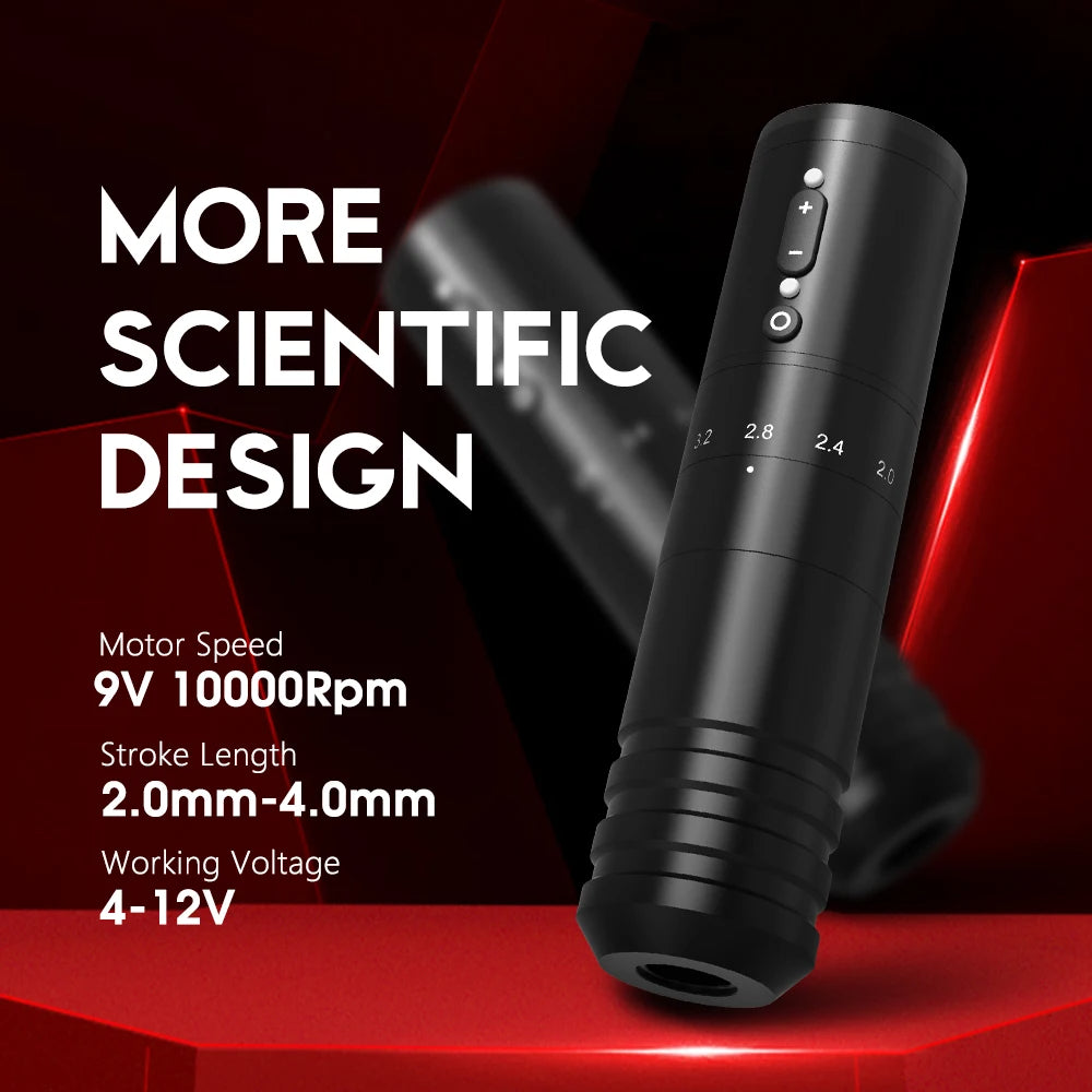 Ambition Paco Adjustable Stroke Wireless Tattoo Machine