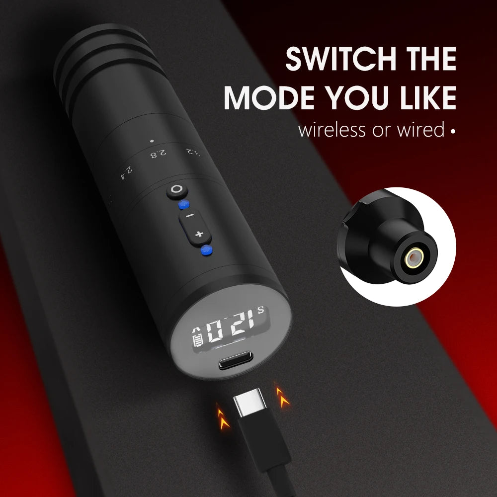 Ambition Paco Adjustable Stroke Wireless Tattoo Machine