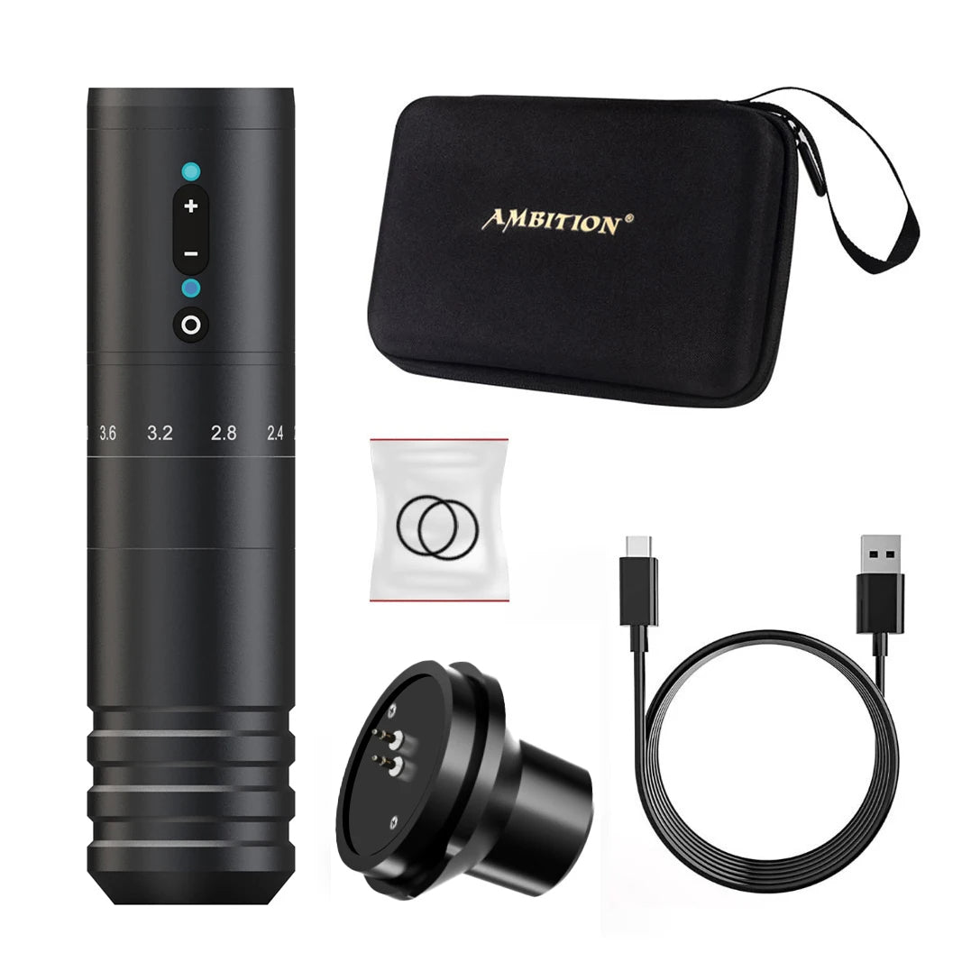 Ambition Paco Adjustable Stroke Wireless Tattoo Machine