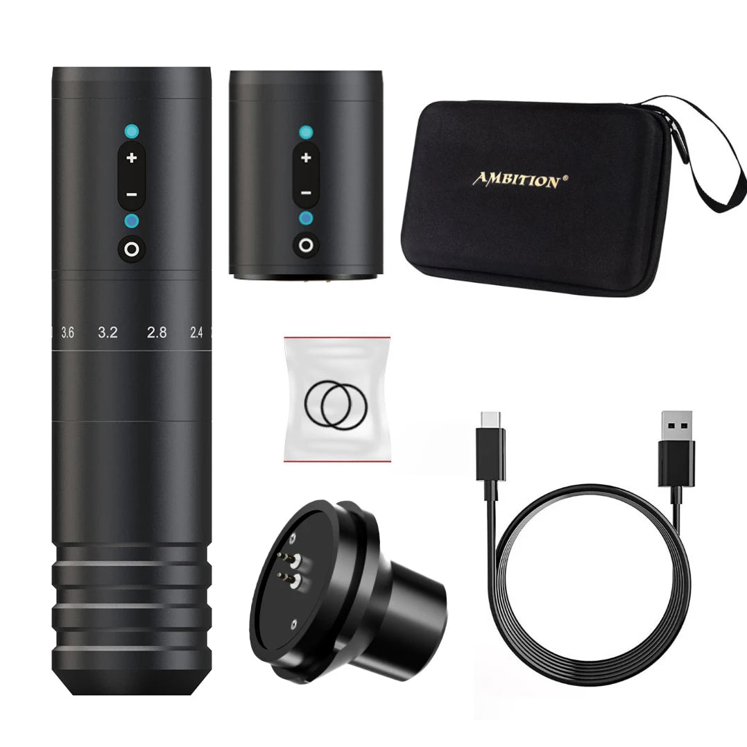 Ambition Paco Adjustable Stroke Wireless Tattoo Machine