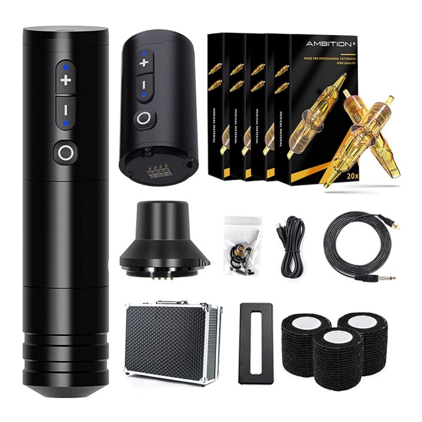 Tattoo Kit | Ambition Ninja Wireless Tattoo Machine Kit Be the first to review this product