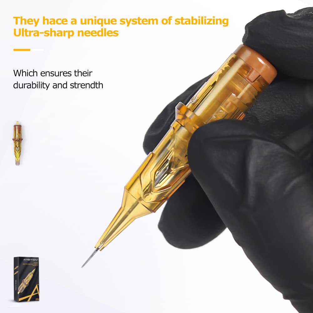 Ambition Glory Tattoo Cartridges Needle RL/RM/RS/M1 20Pcs