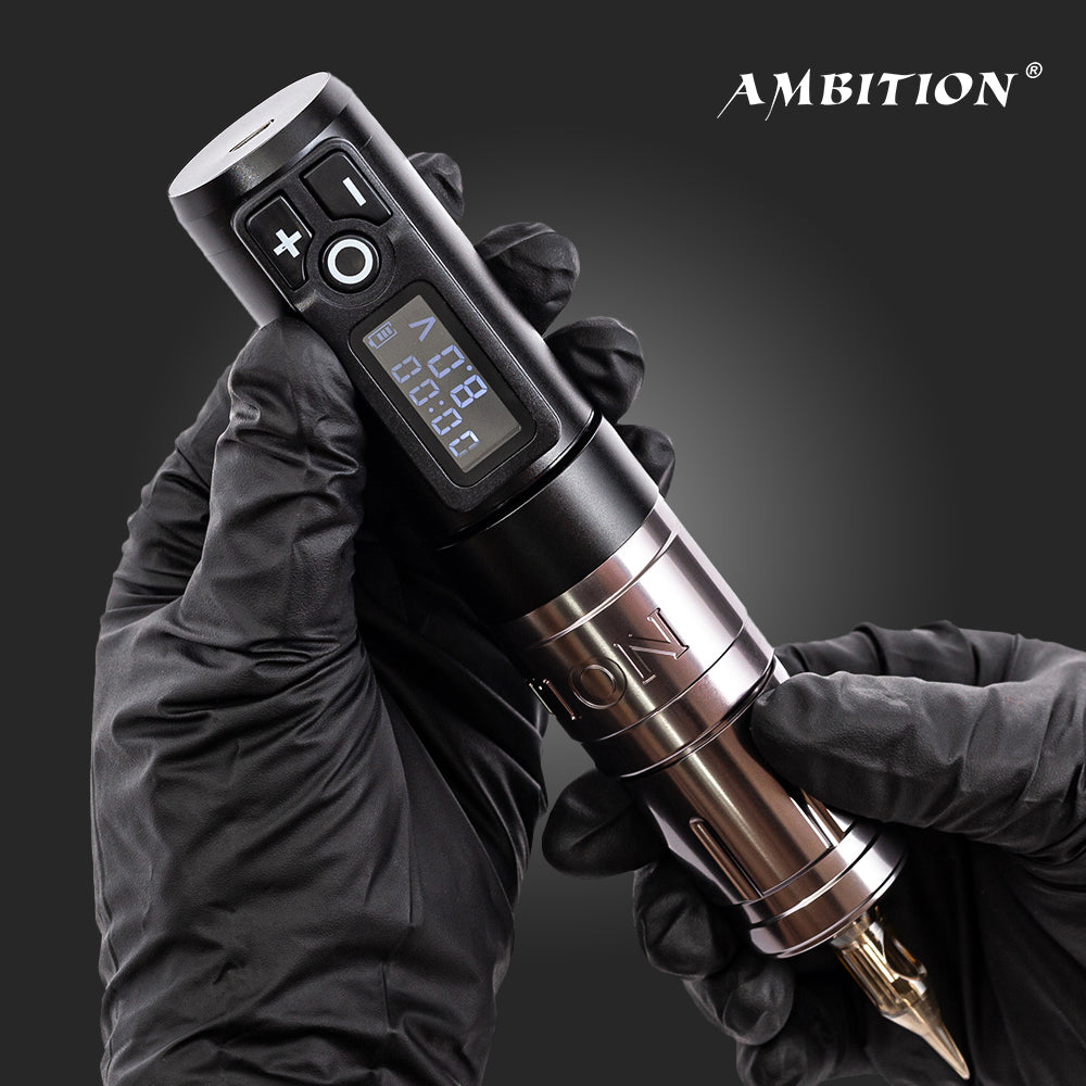 Ambition Storm Wand Wireless Tattoo Pen Machine Coreless DC Motor